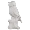 thumbnail image 1 of 66700 Porcelain Owl On A Tree Stump Large Gloss White - White, 1 of 2