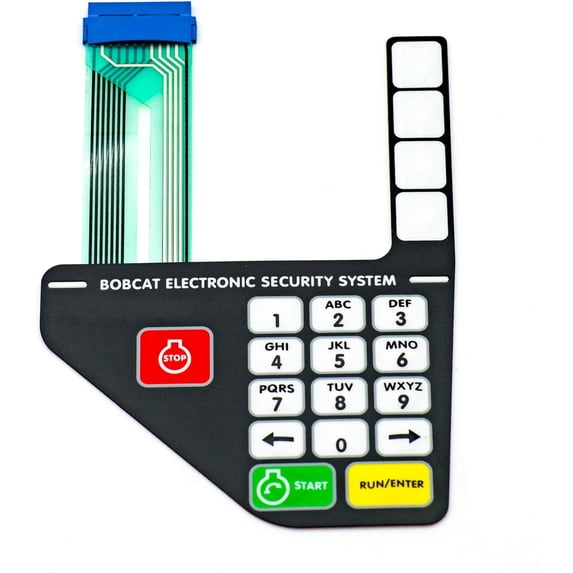 6672348-A,6678682-A,6683171-A,Skid Steer Loader Dashboard Button Panel, Suitable for Bobcat Equipment 751, 753, 763, 773, 863, 864, 873, 963, S130, S150, S160, S175, S185