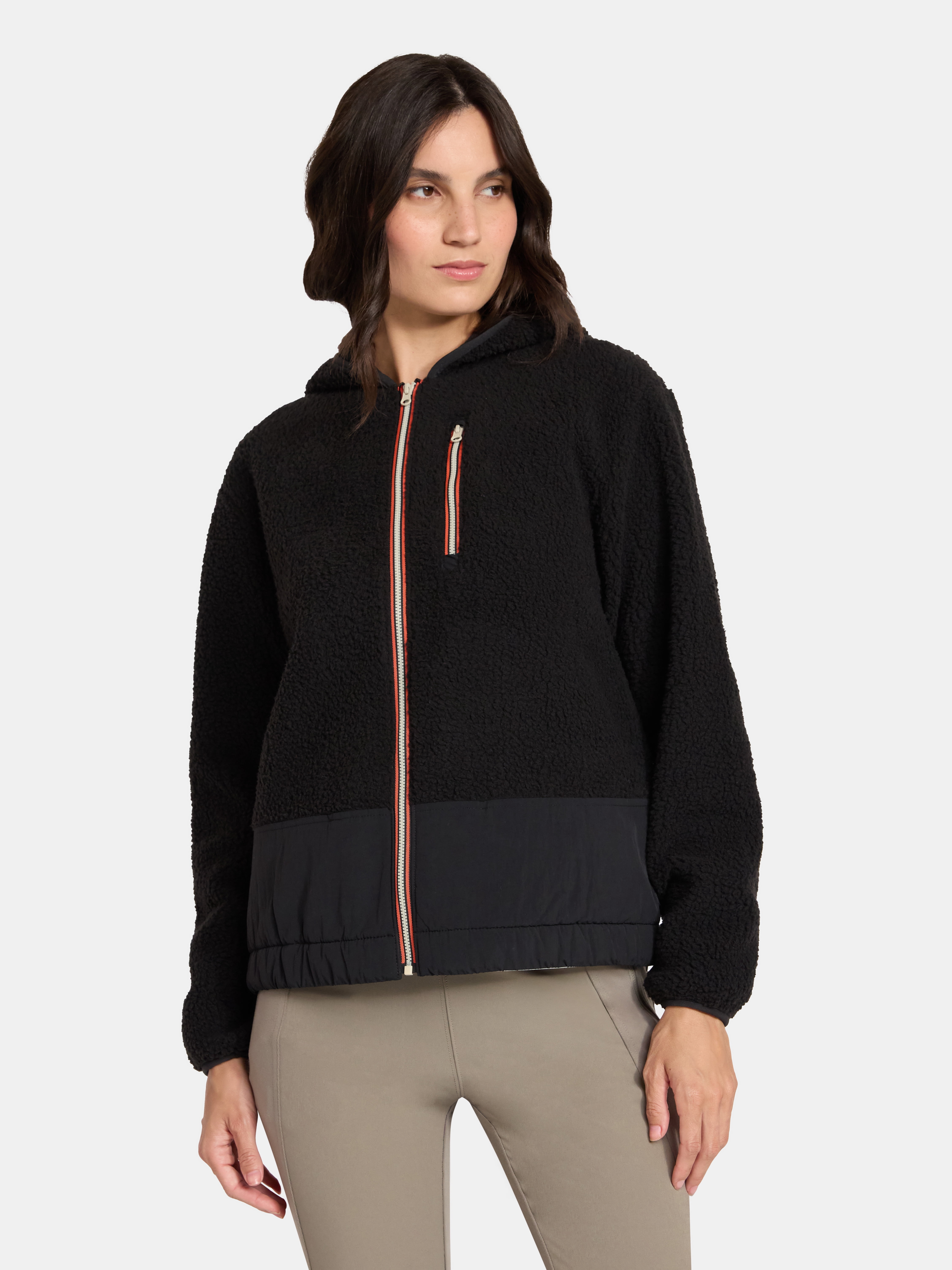 Ozark Trail Women's and Women's Plus Hooded Fleece Jacket, Sizes XS-2X