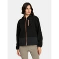 thumbnail image 1 of Ozark Trail Women's and Women's Plus Hooded Fleece Jacket, Sizes XS-2X, 1 of 6