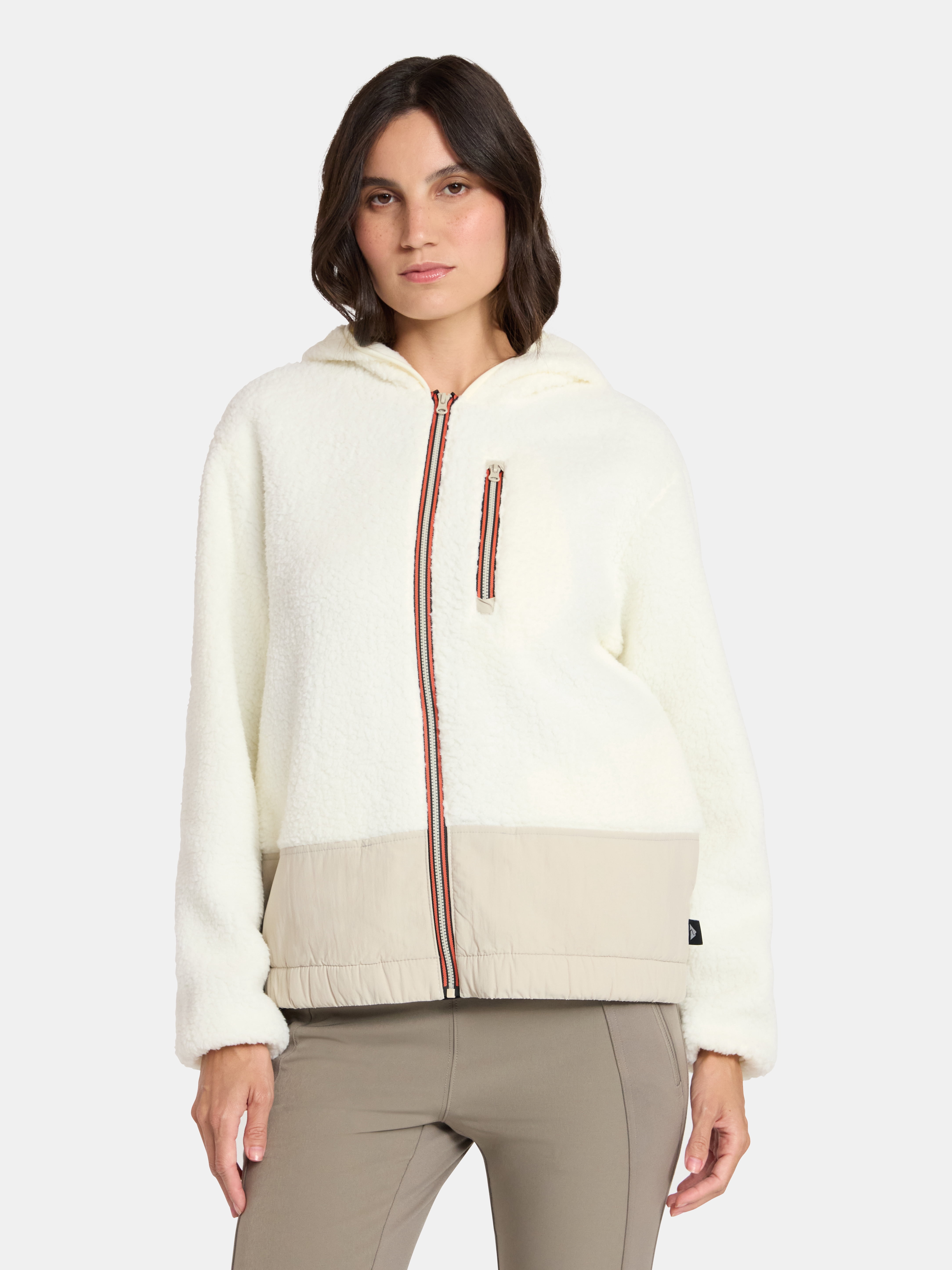 Ozark Trail Women's and Women's Plus Hooded Fleece Jacket, Sizes XS-2X