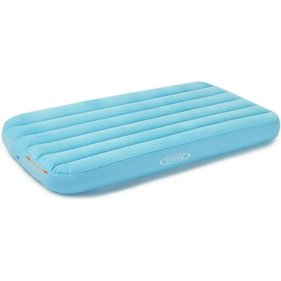 66803EP Cozy Kidz Inflatable Airbed: Fiber-Tech Velvety Soft Surface Carry Bag Included Color May Vary 34.5" x 62" x 7"