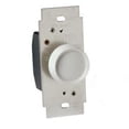 thumbnail image 1 of 6683-W - DIMMER ROTARY SWITCH 600W 3-WAY 120V DECORA INSERT WHT, 1 of 1