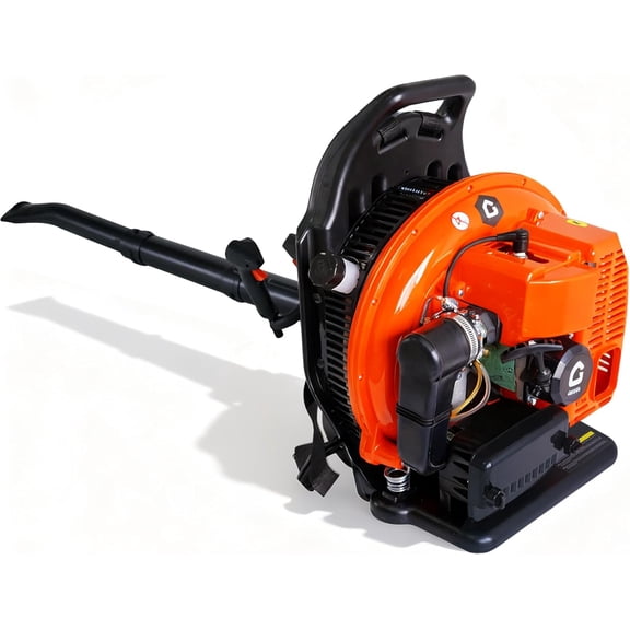66CC 2-Stroke Backpack Leaf Blower – 880 CFM 320 MPH Professional Yard Blower with 4.0HP Engine, Ergonomic Design for Lawn, Snow & Debris Cleanup