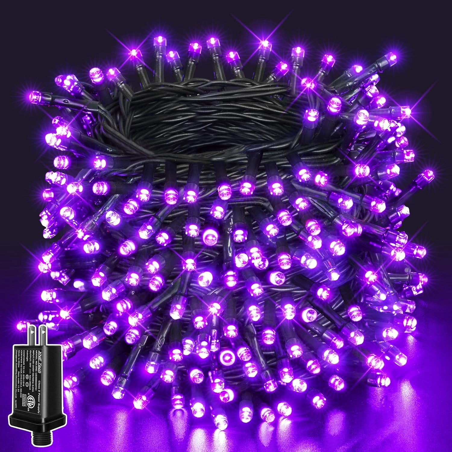 66FT 200 LED Halloween Lights, Halloween Lights Outdoor with 8 Lighting Modes, Waterproof Halloween String Lights for Christmas Outdoor Party Yard Garden Decoration