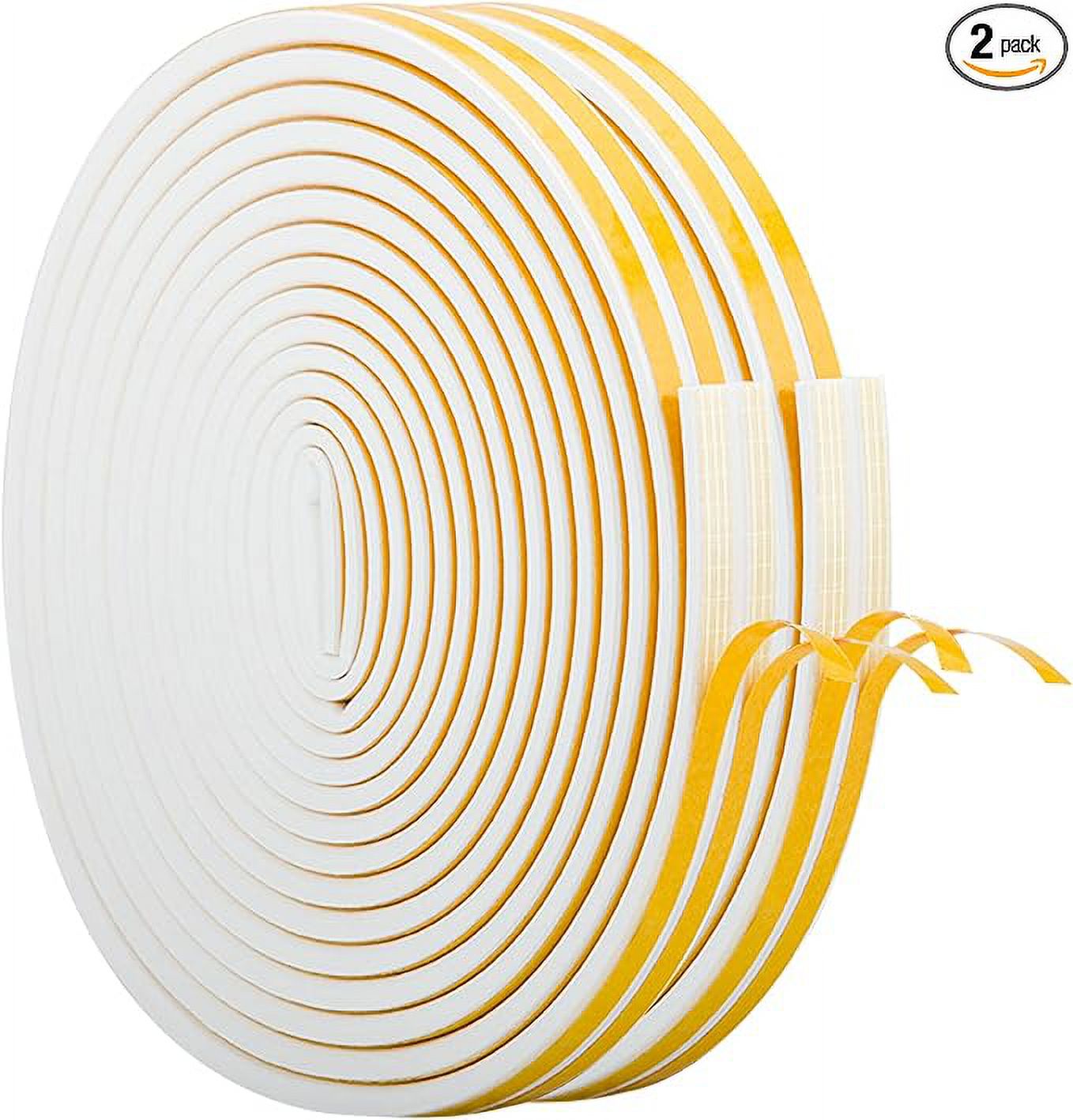 66Ft Long Door Weather Stripping,Insulation Seal Strip for Doors and