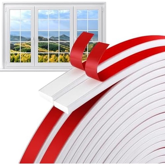 66Ft Window Grille Inserts Grid Kit, TPE Self-Adhesive Window Trim Molding