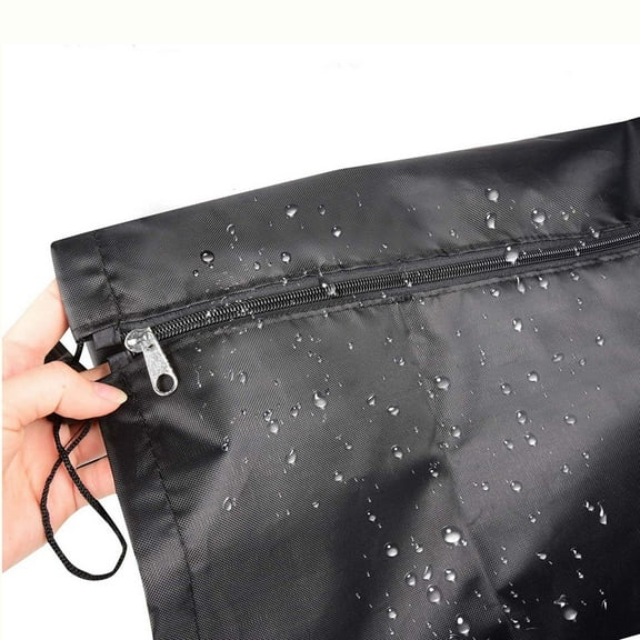 66In Outdoor Umbrella Drying Rack Cover, Waterproof Clothes Drying Rack Cover Rotary Airer Cover with Zipper Drawstring, for Rotary Dryer Washing Lines Weather-Resistant Zip-Up Sleeve