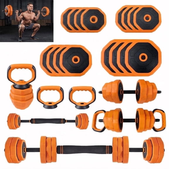 66LB 4-in-1 Multifunctional Adjustable Dumbbells