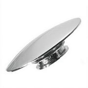 66Mm Silver Chrome Basin Waste Pop Up Sink Plug Click Clack Push Button for Kitchen Bathroom Basins Bathtubs Sinks M8 Thread Brass Chrome Finish