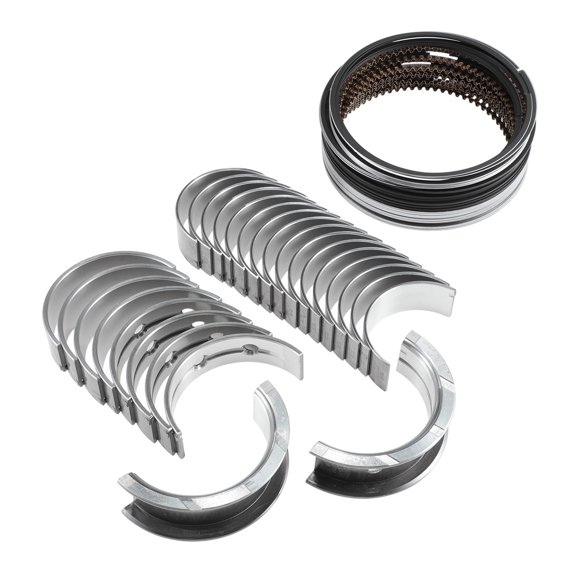 66Pcs Main and Rod Bearings with Piston Rings Set for GMC for Chevy LS Gen III IV 4.8L 5.3L Engine L20 LY5 LM7 LR4 L33 L59 LH6 LC9 LS4 LY2 LMG No.MS2199/BB253J/CB663/41859CP