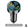 thumbnail image 1 of 66W 4 Ports USB Car Charger Fast Charging PD Quick Charge 3.0 USB C Car Phone, 1 of 6