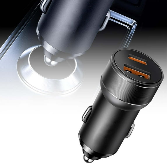 66W Fast Charging Car Charger with USB Port – Accessory for All Drivers Compatible with Multiple Devices and Models