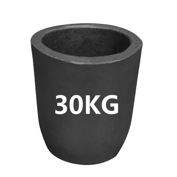 66lbs/30kg Clay Graphite Crucible for Metal Melting Casting Crucible Refining Aluminum Silver Copper Brass Gold - #30 Crucible
