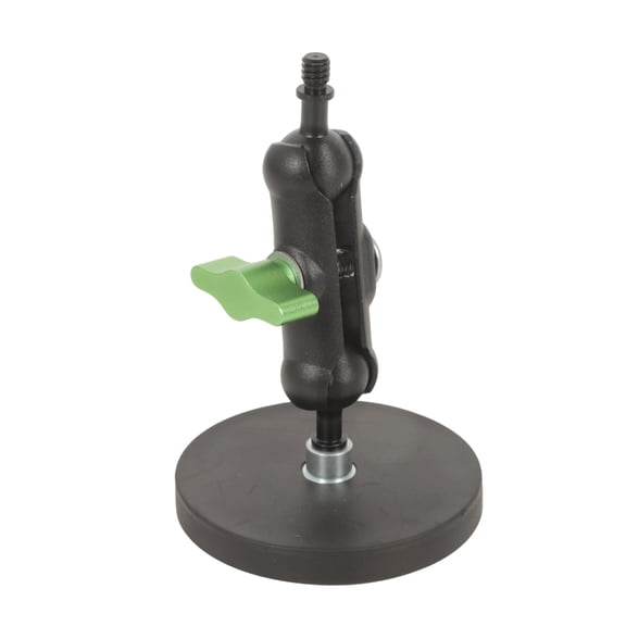 66mm Magnetic Camera Mount Base 1/4 Female Thread 17mm Ballhead Pea Clamp for Adjustable Angle Support Photography