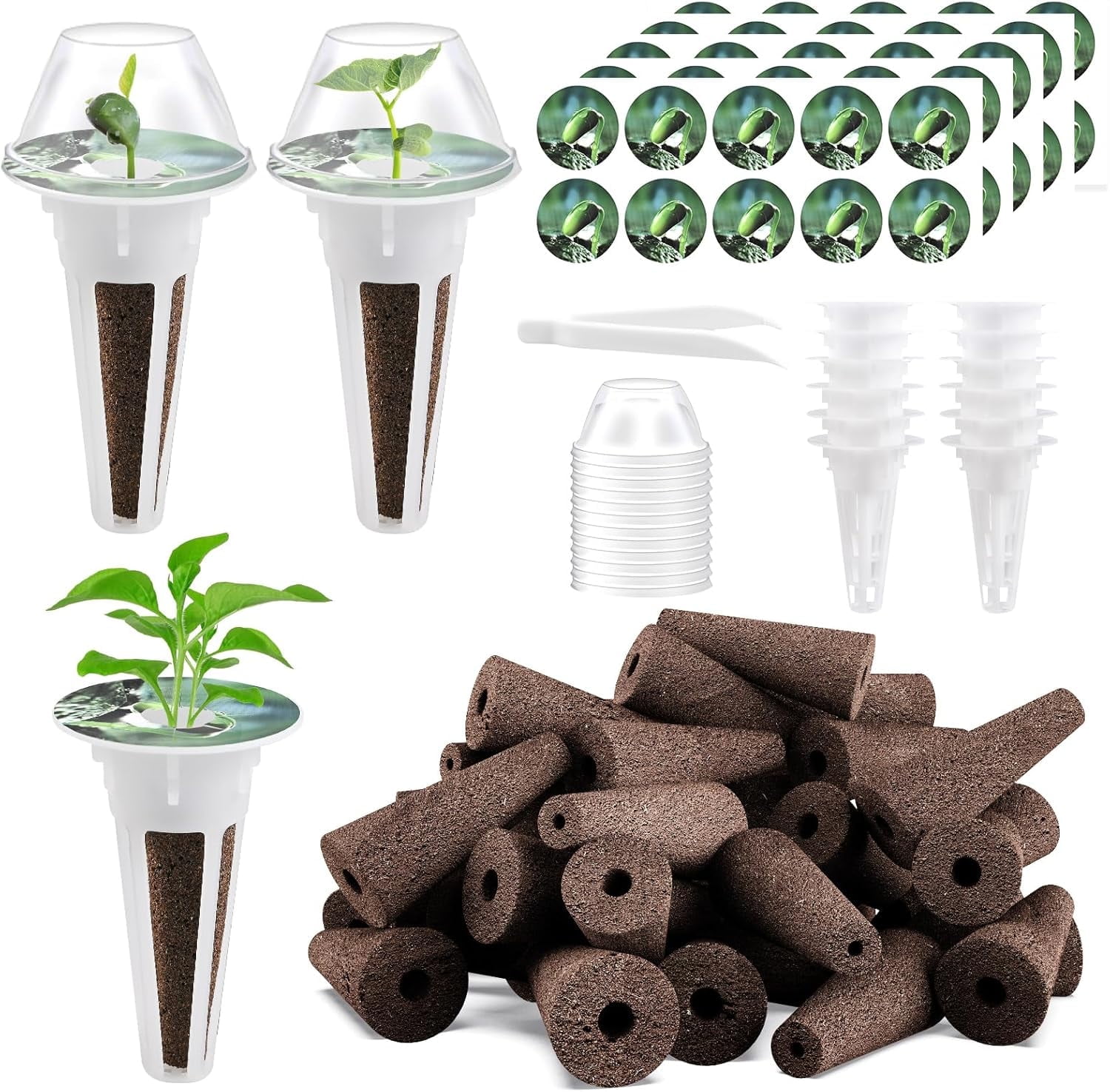 clackibukvyz Aerogarden Seed Kit, 66 Pcs Hydroponic Accessories ...