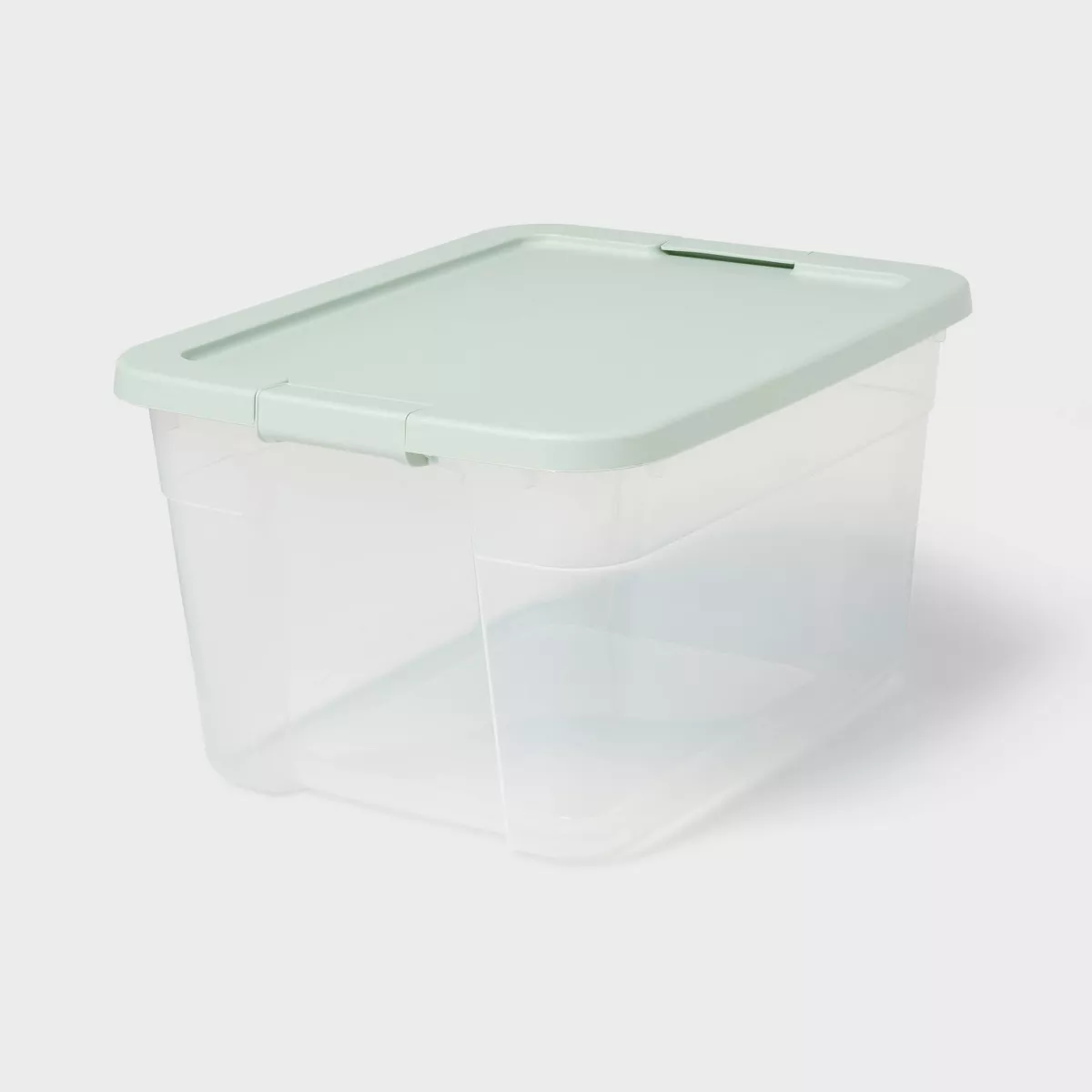 66qt Clear Latching Storage Box Daydream Green - Walmart.com