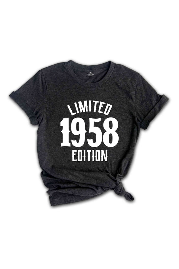 66th Birthday Shirt, Limited 1958 Edition Shirt, 66 Years Old Shirt, 66 Years Old Birthday Gift, 1958 Birthday Gift, 66th Birthday Party