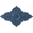 thumbnail image 1 of 67 1/4"W x 43 3/8"H x 4"ID x 2"P Melchor Diamond Ceiling Medallion (Fits Canopies up to 4"), Hand-Painted Americana, 1 of 5