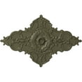 thumbnail image 1 of 67 1/4"W x 43 3/8"H x 4"ID x 2"P Melchor Diamond Ceiling Medallion (Fits Canopies up to 4"), Hand-Painted Painted Turtle, 1 of 5
