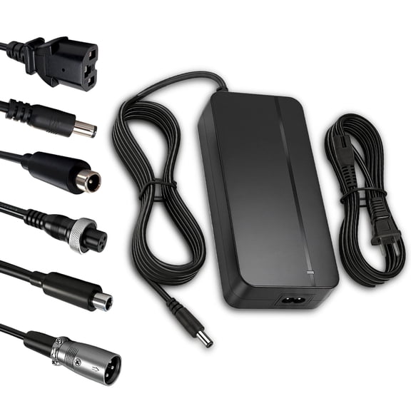 67.2V 2A Charger 7 in 1 Plugs for 60V 16S Lithium Batteries, 60V Li-ion Battery Power Adapters, UL 62368-1 Certified