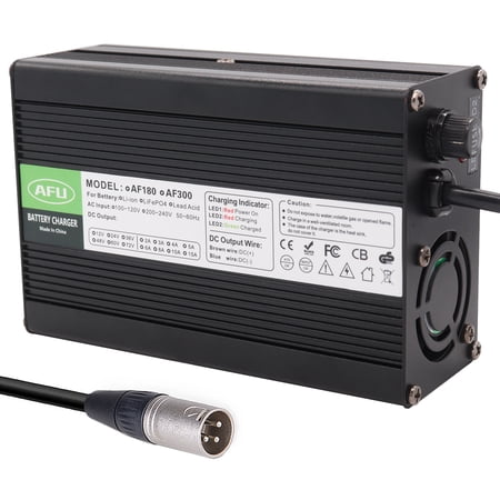 67.2V 3A Charger 60V Li-ion Battery Smart Charger Used For 16S 60V Li-ion Battery High Power With Fan Aluminum Case