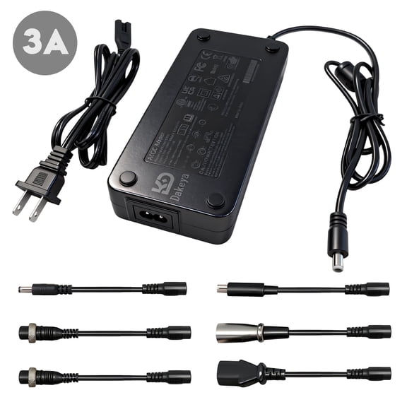 67.2V 3A Charger with 7 in 1 Plugs Output Heads, for 60V Li-ion Battery, Replacement for Electric bicycle,Electric Scooter