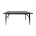 thumbnail image 1 of 67.5" Black Contemporary Handcrafted Rectangular Dining Table, 1 of 7
