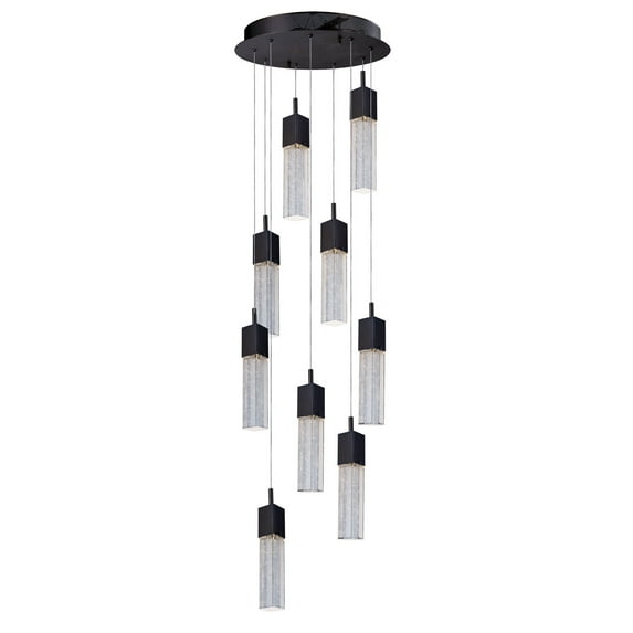 E22769-89BZ-ET2 Lighting-Fizz III-67.5W 9 LED Pendant in Mediterranean style-15.75 Inches wide by 12 inches high-Bronze Finish