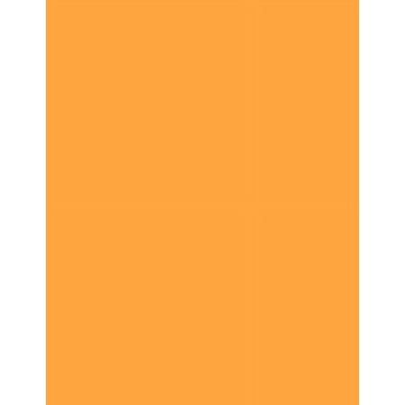 67/65 lb. 176/190 gsm Cover Card Stock, 50 Sheets per Pack, Great for Printing, School Projects, Flyers, Invitations, Arts N Crafts, DIY Projects, and Much More 8-1/2" x 11", Ultra Orange