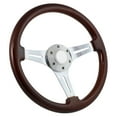 thumbnail image 1 of 67-69 American Motors Javelin, Amx 14" Wood Billet Polished Steering Wheel Set Adapter & Horn, 1 of 1