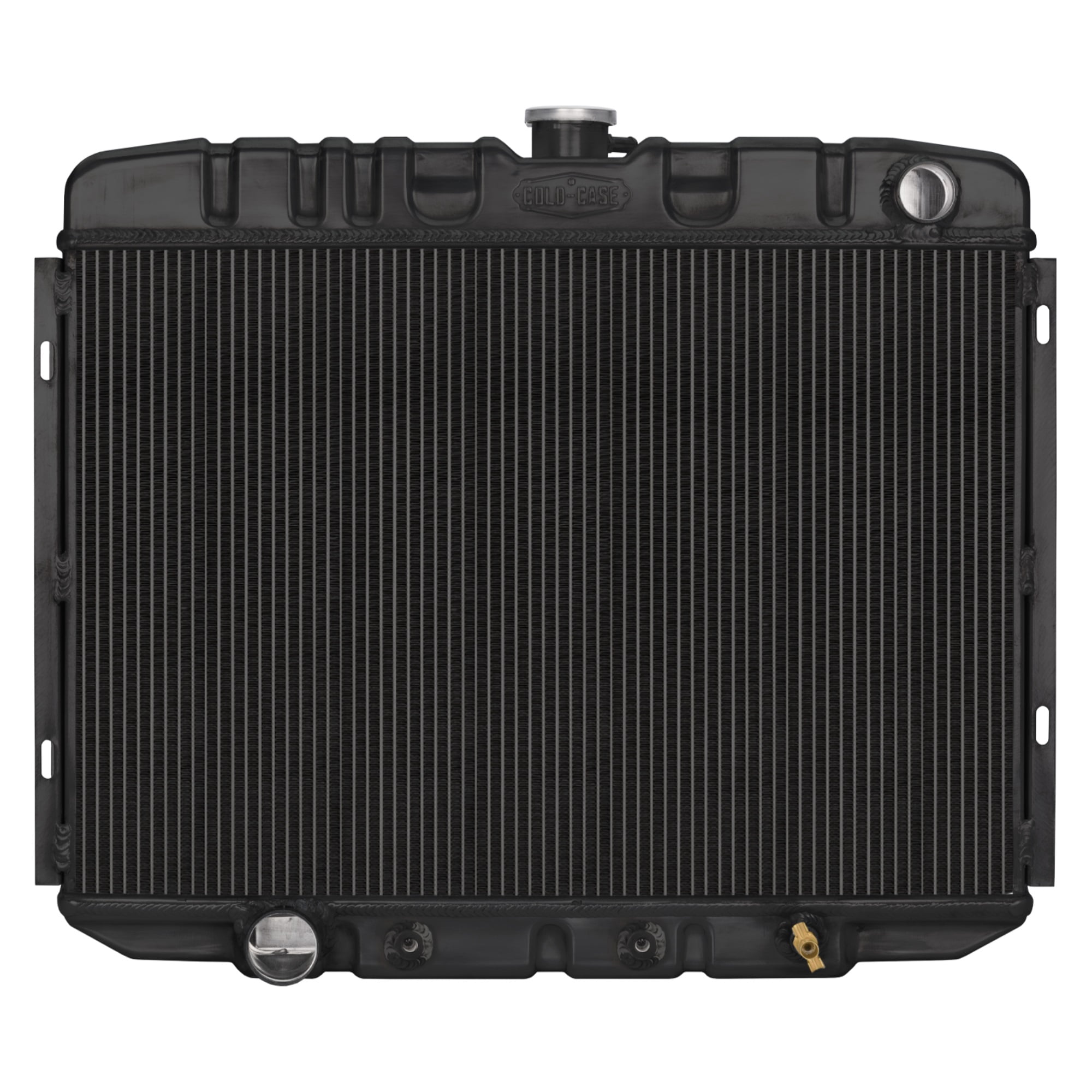 67-70 Mustang Radiator Big Block Auto Trans Blk