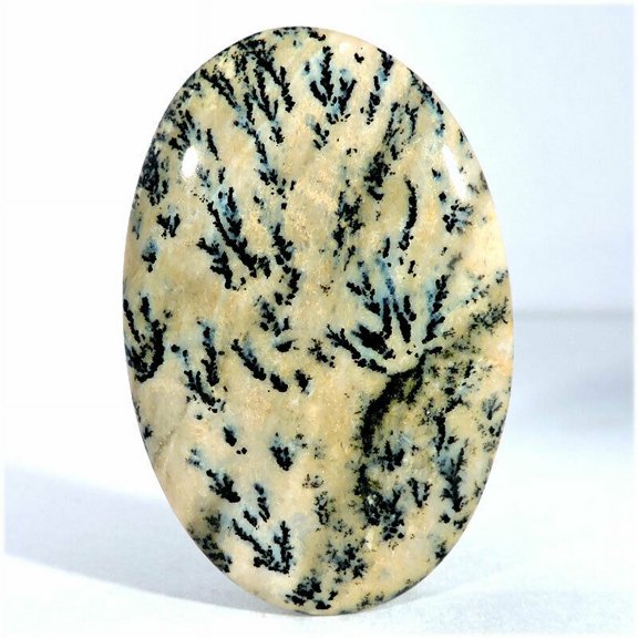 67.80Cts Natural Forest Designer Honey Dendrite Opal Oval Cabochon Gemstone