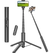 67" Aluminum Phone Tripod Selfie Stick with Remote,Lightweight Travel Stand