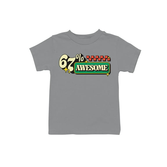 67% Awesome Retro Star Design Youth's T-shirt