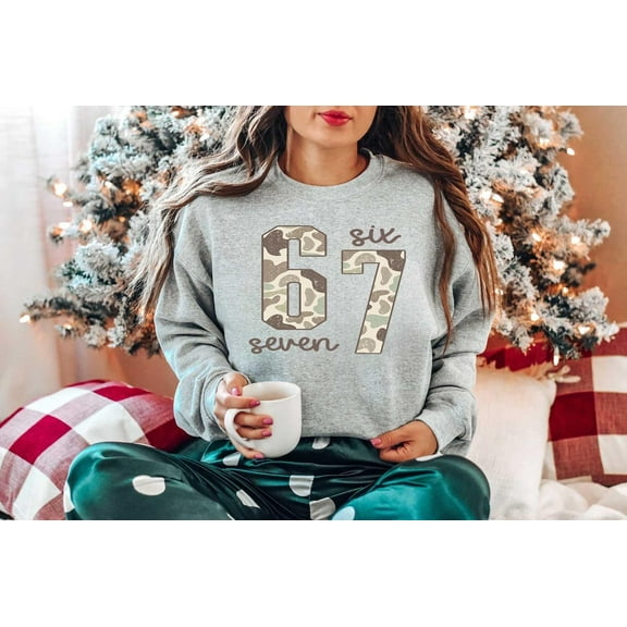 67 Camo Print Shirt, Six Seven Number Tee Military Sweatshirt, BNumber Gen Z tshirts Gen Z Gift, Camouflage 6 7 Hunting Tee Hoodie TSHIRT All Size S-5XL