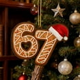 thumbnail image 1 of 67 Christmas Hanging Ornaments - Funny 67 Christmas Tree Ornament, Perfect for Christmas Decorations, Birthday Decor for Fans, 1 of 8