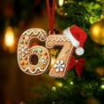 thumbnail image 1 of 67 Christmas Ornament – Funny 67 Ornament for Christmas Tree, Durable & Fade-Resistant Holiday Decor, Humor-Themed Ornament for Xmas Tree, Birthday Gifts & Novelty Decoration, 1 of 3