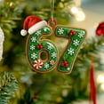 thumbnail image 1 of 67 Christmas Ornament, Funny 67 Ornament Decor Christmas Tree Hanging Ornaments,Six Seven Ornament, 67 Decorations Meme Grandkid Birthday Gift Xmas Holiday Home Decor (G), 1 of 3