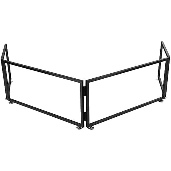 67'' DJ Event Facade Metal White/Black Scrim Booth with Travel Bag Foldable, for Public Squares, Ice Rinks, Birthday Party Supplies, Family Parties, Discos, Bars$$Music