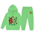 thumbnail image 1 of 67 Days of School Boys Sweat Suit Sweat Suits for Boys Hoodie Pullover Tops Pants Soccer Outfit Printed Hoodie Sets 2 Pieces Boys' Tracksuits Back To School Clothes for Boys, 1 of 4