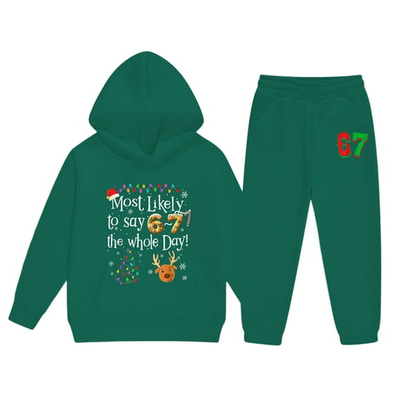 67 Days of School School Uniform Boys Tracksuit Size 6 Sweatpants Hoodie Set Soccer Outfit Loose Fit Hoodie Sets 2 Pieces Boys Sweat Suit