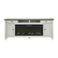 thumbnail image 1 of 67" Fireplace Console Entertainment Fully Assembled White, 1 of 9