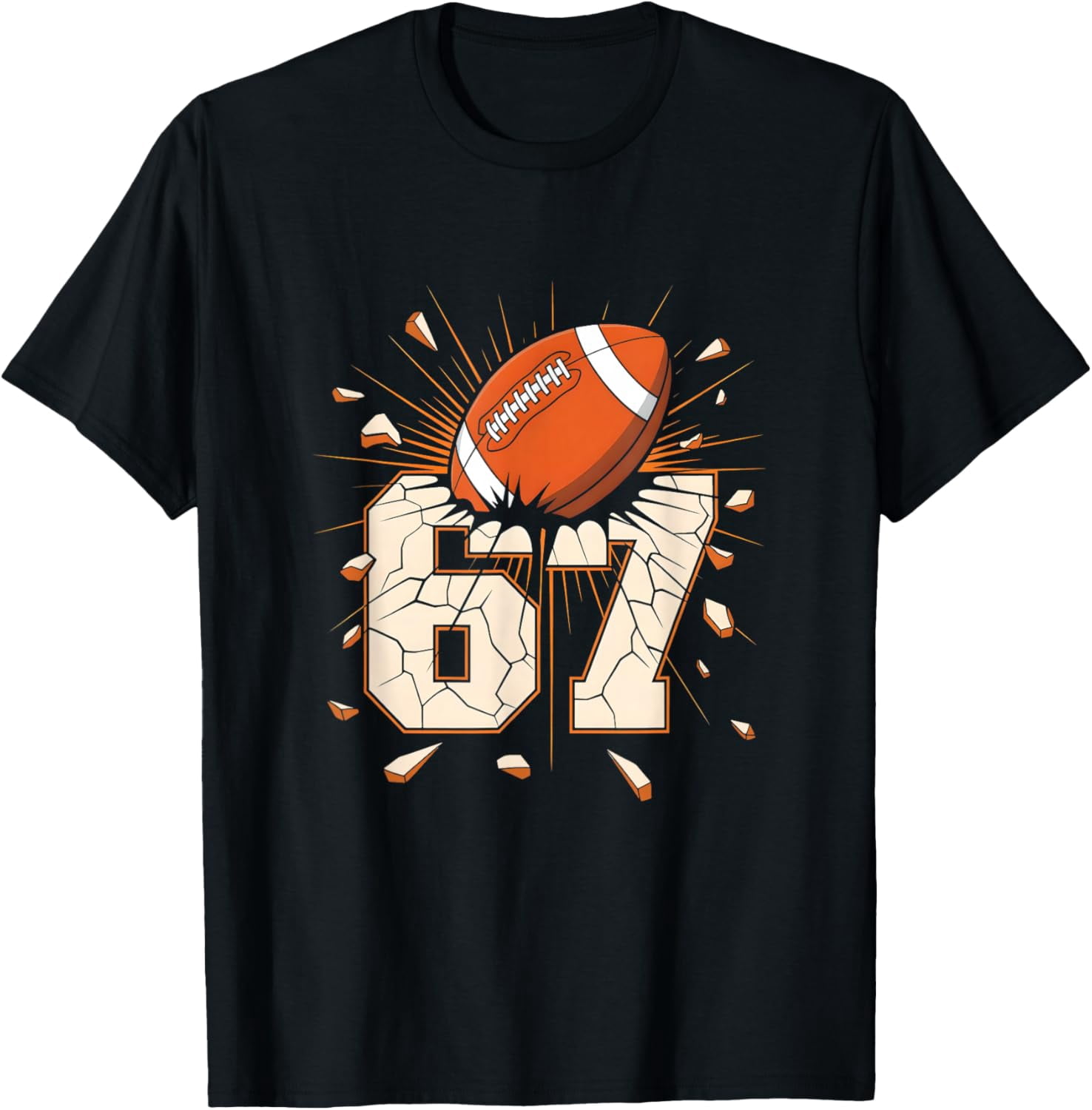 67 Football Six Seven 6 7 Meme 67 for T-Shirt - Walmart.com