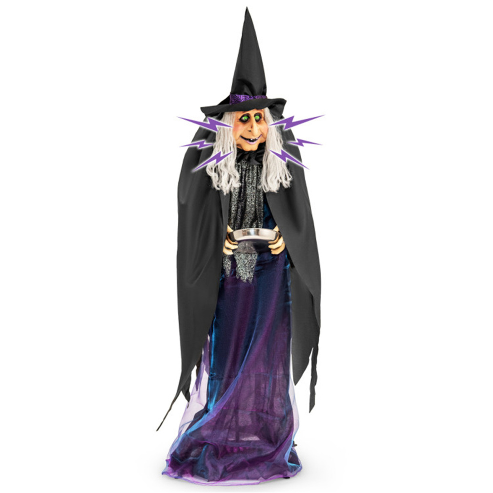 67” Halloween Decorations Outdoor, Halloween Witch decorations with