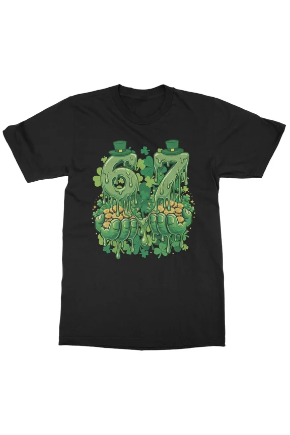 67 Hands Meme Six Seven Drip St Patricks Day Unisex T-Shirt, S-5XL