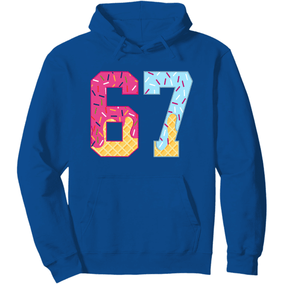 67 Ice Cream Drip Meme Six Seven Slang Hoodie ,Full Sizes S-5XL