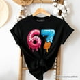 thumbnail image 1 of 67 Ice Cream Drip T-Shirt, Six Seven Colorful Sprinkles Meme Tee, 1 of 5