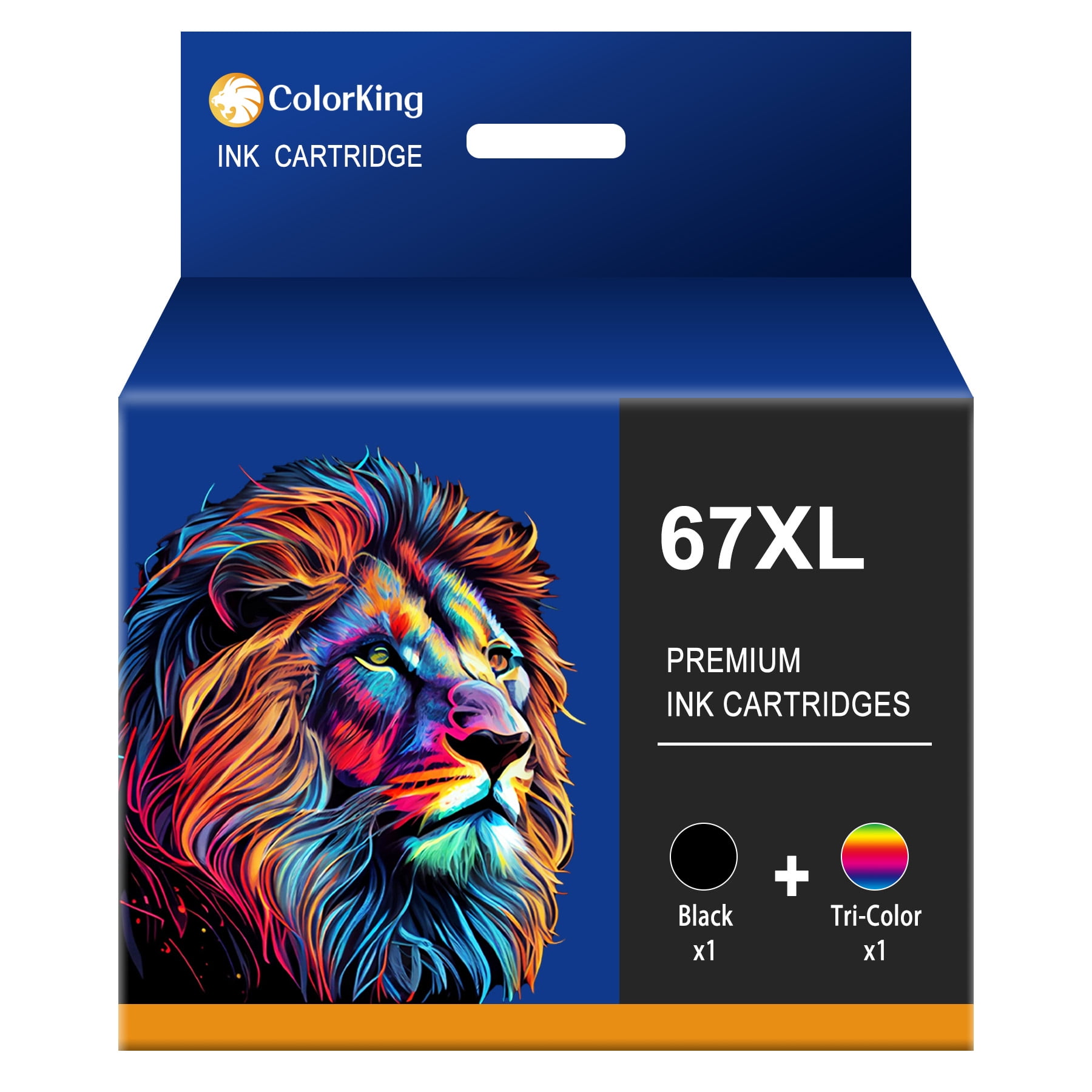 67 Ink 67XL Replacement for Printer Ink HP 67 Black and Color to Use