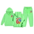 thumbnail image 1 of 67 Kids Outfit Long Sleeve Pullover Sweatshirt & Jogger Pants Set - Six Seven Boys Girls Clothing, 1 of 7